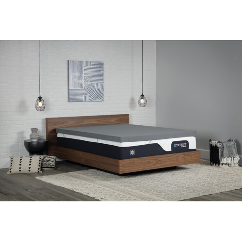 Serta Carbon Dream Memory Foam Mattress Topper, 3 Inch & Reviews Wayfair
